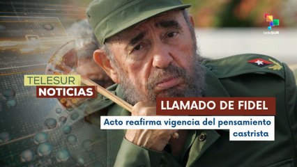 Cuba honra memoria de Fidel Castro en emotiva velada