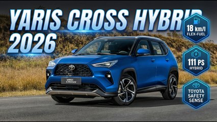Yaris Cross 2026: Hybrid-SUV von Toyota mit Flex-Fuel-Technologie