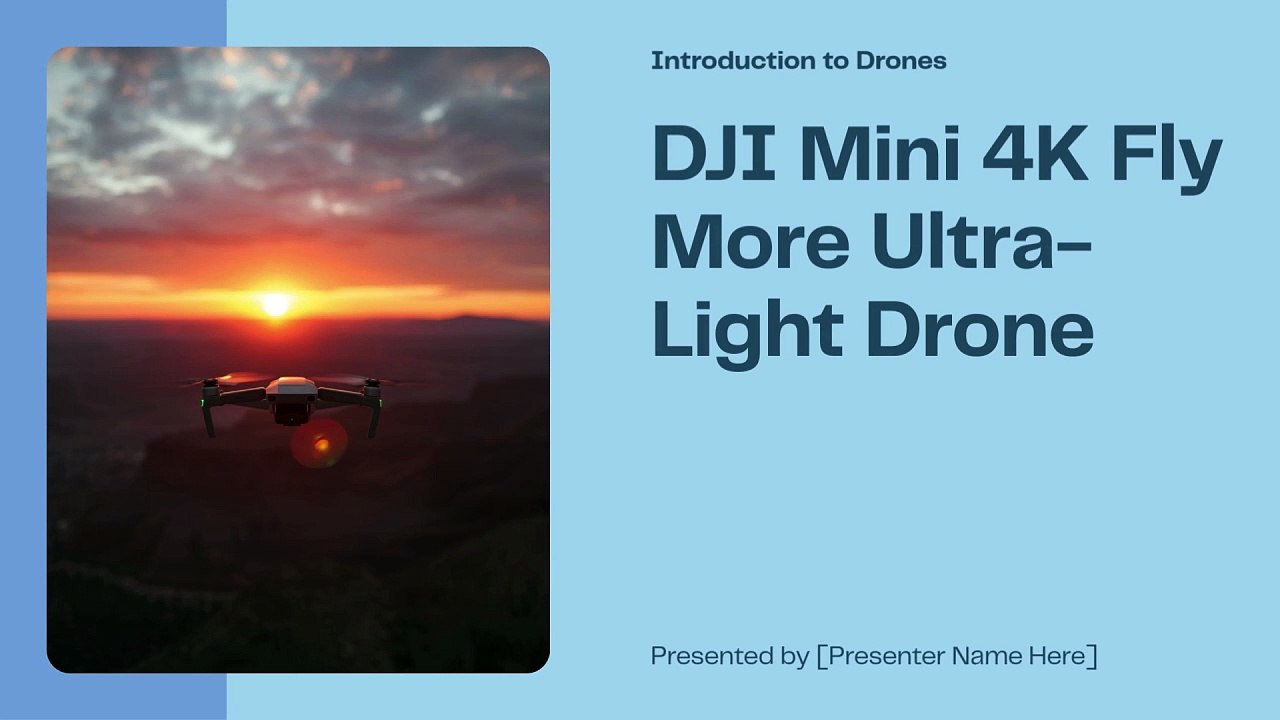 DJI Mini 4K Fly More Ultra-Light Drone
