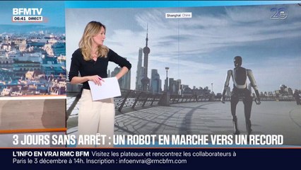 Chine: un robot humanoïde marche trois jours sans interruption et fait 100 km