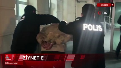 Kayseri'de temizlik için girdiği evdeki ziynet eşyalarını çaldı