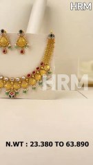 New Antique  set & Earings collection Design 2025.#gold #antique #goldjewellery #jewellery #silver #ring #stylish #richlife #rani #radha #maharani #queen