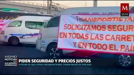 Campesinos y transportistas bloquean carreteras federales tras reclamo de Rosa Icela Rodríguez