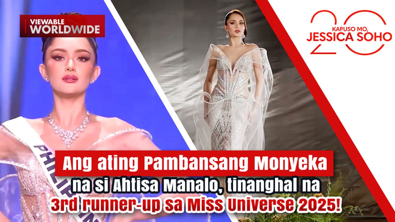 Ahtisa Manalo, tinanghal na 3rd runner-up sa Miss Universe 2025! | Kapuso Mo, Jessica Soho