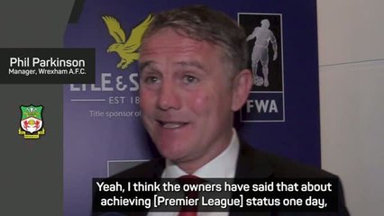 No reason why Wrexham can't reach the Premier League – Parkinson