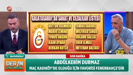 Derin Futbol 24 Kasım 2025