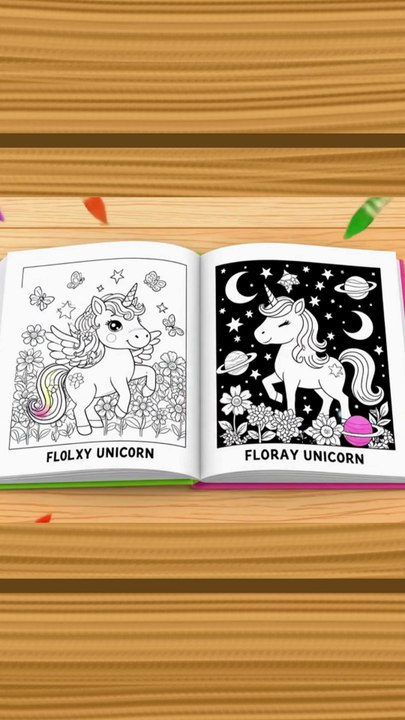 unicorn magic coloring book for kids ages 4–8 | cute & easy unicorn coloring pages