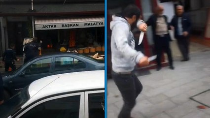 Aranan şüpheli, polise bıçakla direnince vurularak etkisiz hale getirildi