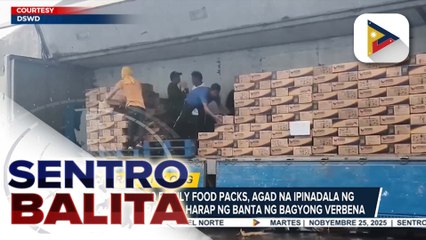 Nasa 10,000 family food packs, agad na ipinadala ng DSWD sa Caraga sa harap ng banta ng Bagyong #VerbenaPH