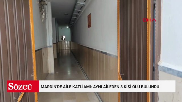 Mardin'de aynı aileden 3 kişi, başından silahla vurulmuş halde ölü bulundu