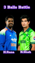 Naseem Shah Vs Harshit Rana 3 Balls Battle #viral #cricketlover #foryou (Real Cricket 24)