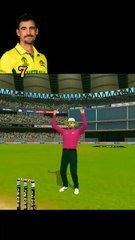 Mohammad Amir Vs Mitchel Starc 3 Balls Battle #viral #cricketlover #foryou (Real Cricket 24)