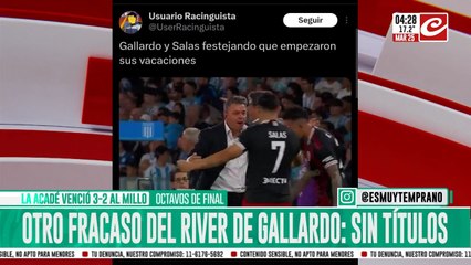 Tas la eliminación de River en octavos... ¡aparecieron los memes!