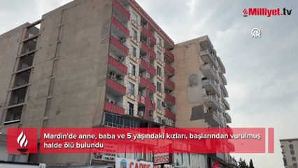 Mardin'de 3 kişi başından vurulmuş halde bulundu