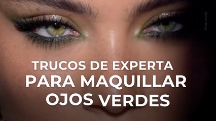 Trucos de experta para maquillar ojos verdes