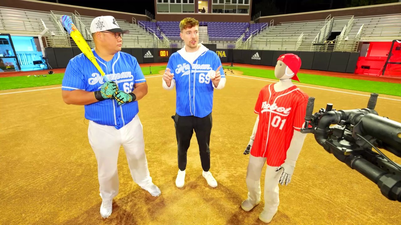 World's Fastest Man Vs Robot!