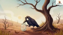 The Clever Crow – A Heartwarming Fable About Perseverance and Ingenuity