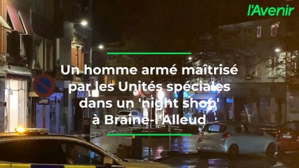 Braine-l'Alleud: intervention des Unités spéciales dans un magasin de nuit