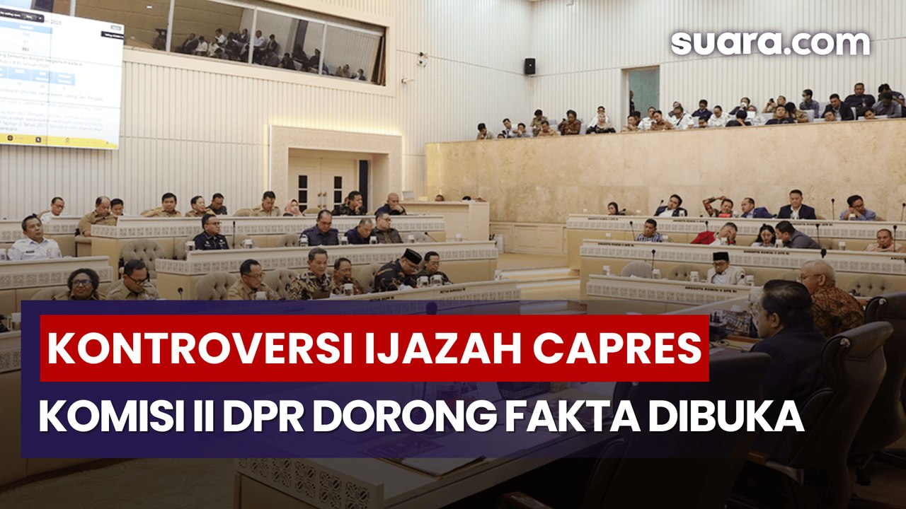 Polemik Ijazah Capres Memanas, Komisi II DPR Desak KPU dan ANRI Ungkap Fakta Sebenarnya
