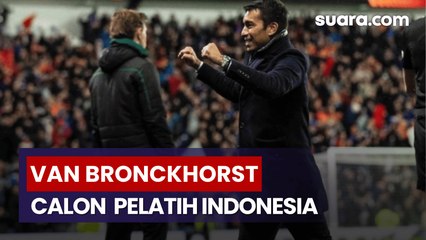 Media Inggris Sebut Giovanni van Bronckhorst Kandidat Kuat Pelatih Timnas Indonesia