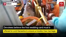 At Khajrana Ganesh Temple, Over A Thousand Wedding Cards Arrive Daily As Devotees Invite The Deity First