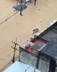 Devastating Floods Hit Rat Uthit Road, Hat Yai — Severe Damage in Songkhla Province (24 Nov 2025)