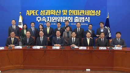 민주 "내일 대미투자특별법 발의...관세 인하 소급 적용" / YTN