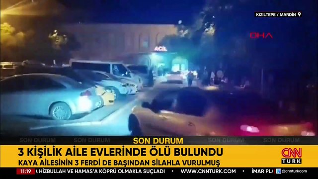 Mardin'de aile katliamı: Anne, baba ve 5 yaşındaki kızları, başlarından vurulmuş halde ölü bulundu