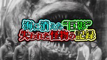 海に消えた“巨影”失われた怪物の記録