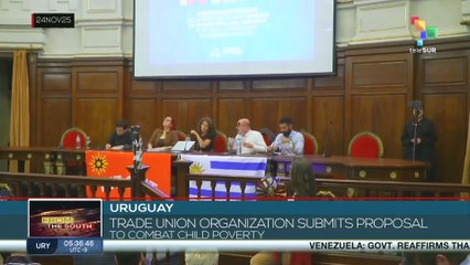 Uruguay: Trade union organization submits proposal to combat child poverty