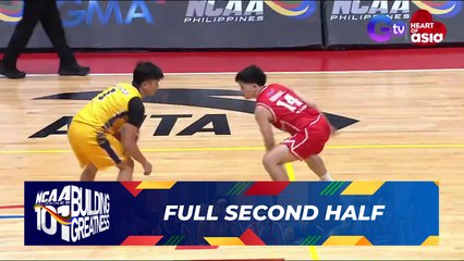 FULL SECOND HALF - JRU Heavy Bombers vs EAC Generals | NCAA Season 101
