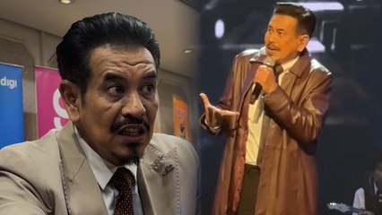 Usop Wilcha tahan sakit, rupanya ini punca mulut senget