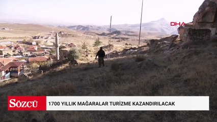 1700 yıllık mağaralar turizme kazandırılacak