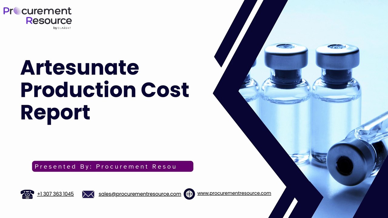 Artesunate Production Cost Analysis Report