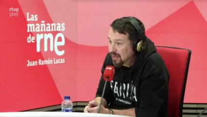 Pablo Iglesias crispa como nunca en RNE acusando a PP y VOX de querer encarcelar a Pedro Sánchez