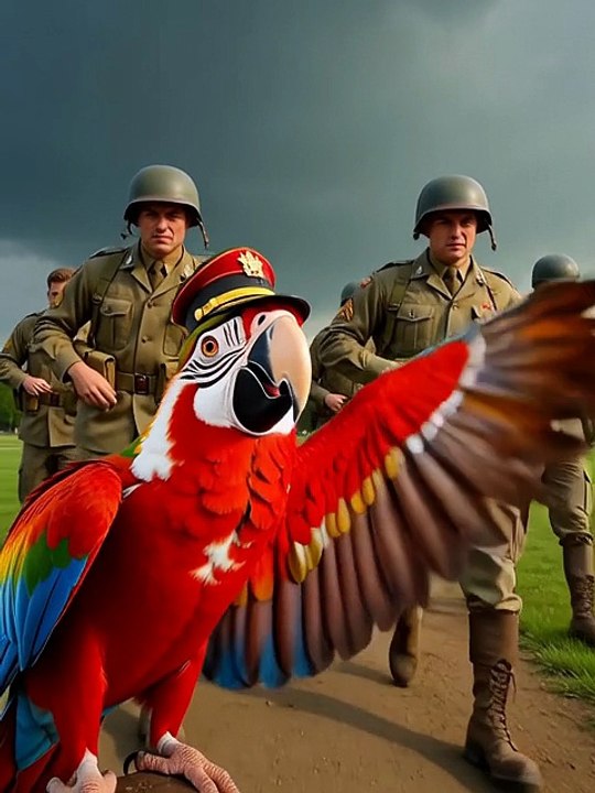 Funny Parrot Speaking
