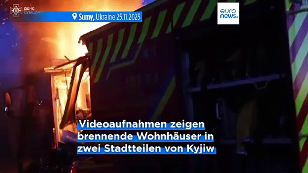 Trotz der Friedensgespräche: Russland greift massiv an, Tote in Kyjiw und Sumy