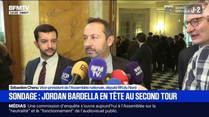Présidentielle: "Marine Le Pen est notre candidate pour 2027 quoi qu'il arrive", affirme Sébastien Chenu (RN)