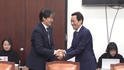 우상호 만난 조국 "올해 안에 이 대통령 만남 요청" / YTN