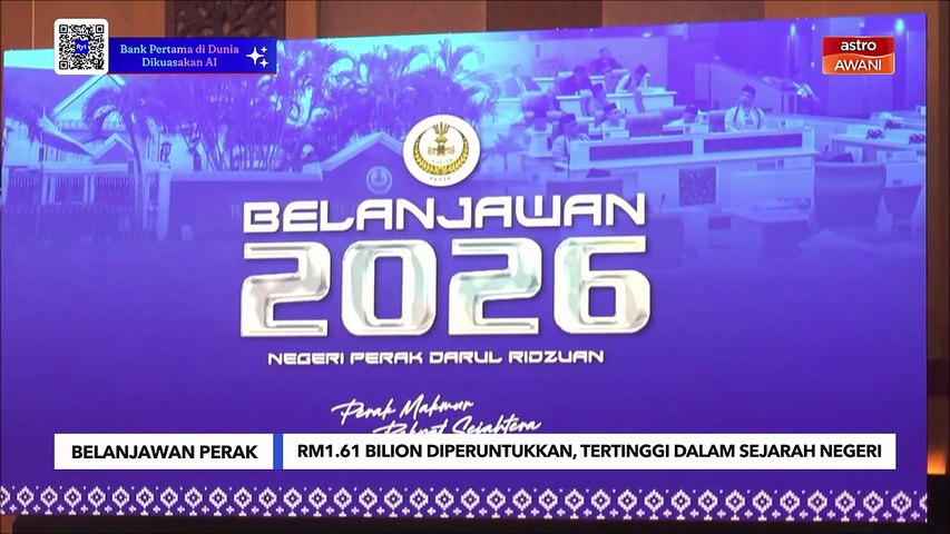 RM1.61 bilion diperuntukkan, tertinggi dalam sejarah negeri