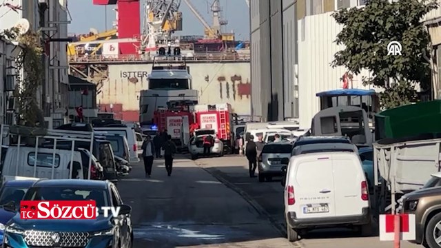 Tuzla'da tersanedeki yatta çıkan yangın söndürüldü