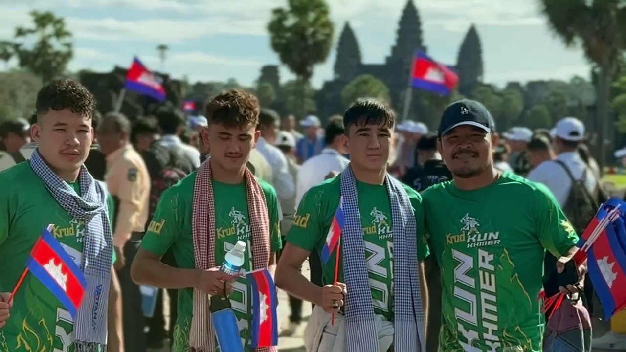 មហាម៉ាត់ និង យ៉ាស៊ីន រំភើបស្គាល់អង្គរវត្តជាលើកដំបូង តាមរយៈយុទ្ធនាការផ្សព្វផ្សាយពីកម្ពុជាពី Vattanac Legend Chanphionship
