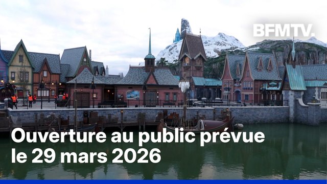 Disneyland Paris: les images de la nouvelle zone dédiée à La Reine des Neiges