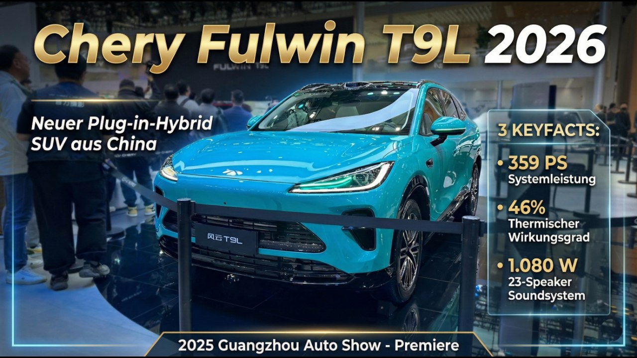 2025 Guangzhou Auto Show – Chery Fulwin T9L vorgestellt
