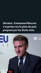 Guerre en Ukraine : Emmanuel Macron s’exprime sur le plan de paix proposé par les Etats-Unis