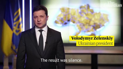 'We will defend ourselves', says Ukrainian president Volodymyr Zelenskiy