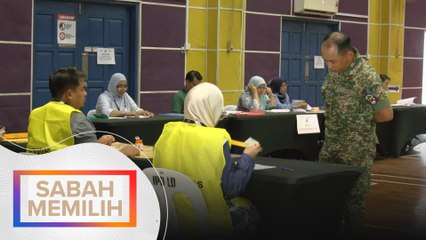 Semua 58 pusat undi awal ditutup tepat jam 5 petang