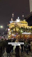 🎄✨ The Churchill Arms, sans doute le pub le plus illuminé de Londres pendant Noël !