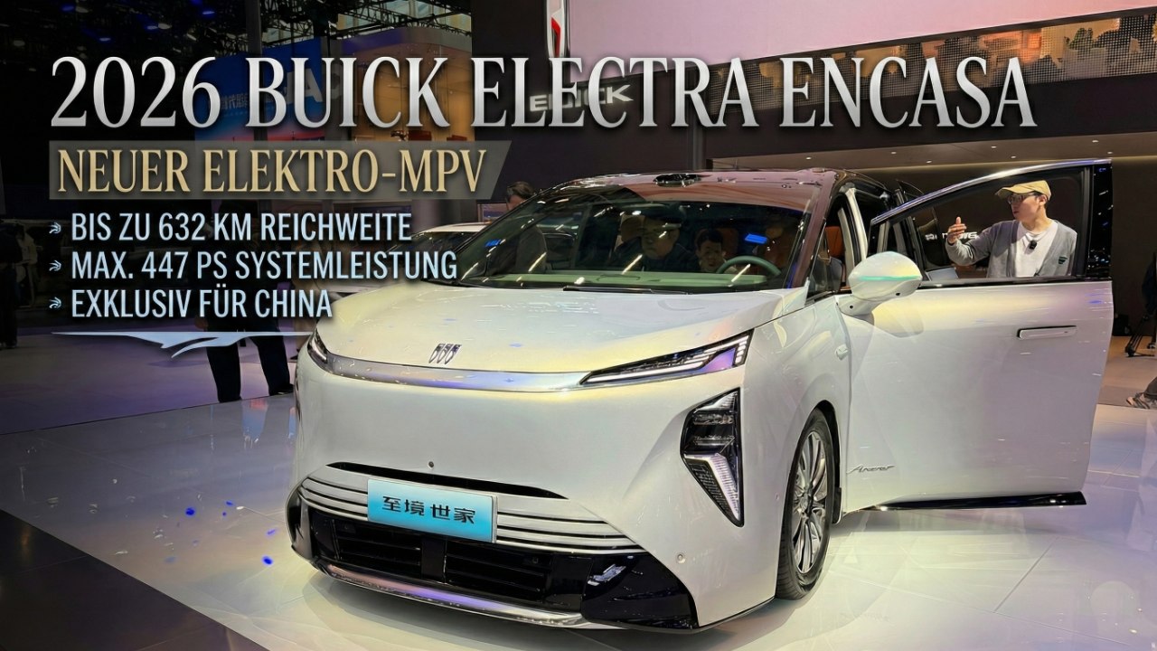 2026 Buick Electra Encasa – Neuer Elektro-MPV aus China vorgestellt