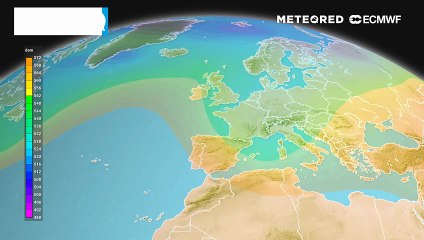 Martedì 25 novembre 2025, geopotenziale a 500 hPa